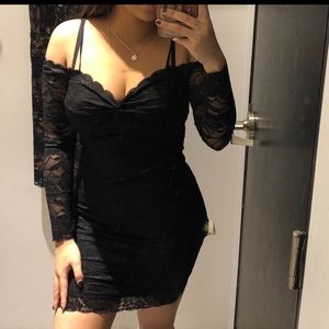 Long Sleeve Black Dress